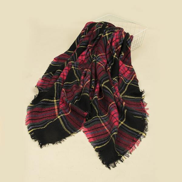 

Plaid Print Bandana, Multicolor
