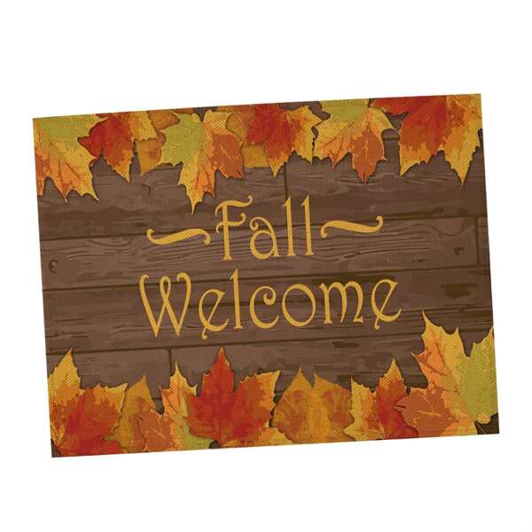 

Leaf Print Placemat, Multicolor