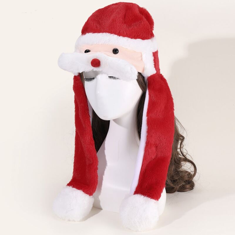 

Christmas 1pc Fluffy Hat, Red