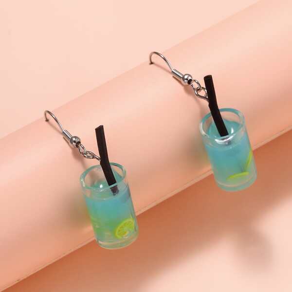 

Beverage Drop Earrings, Multicolor