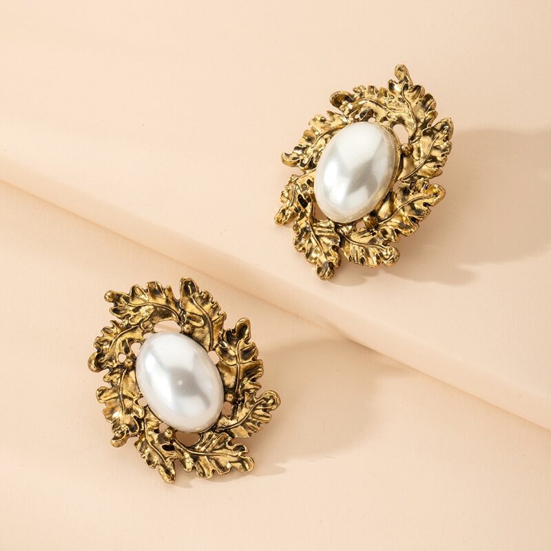 

Faux Pearl Stud Earrings, Multicolor