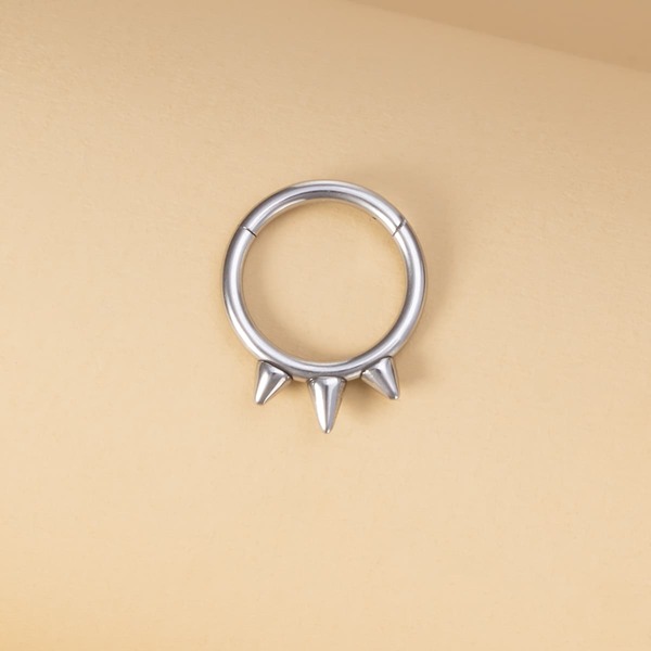 

Stainless Steel Nose Ring, Silver