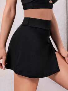 Easithlete 2 In 1 Split Pocket Sports Skort Tennis Skirt