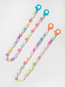 2入組鏈條口罩 - 彩色 - 查看 1