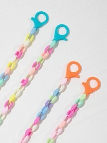 2入組鏈條口罩 - 彩色 - 查看 4