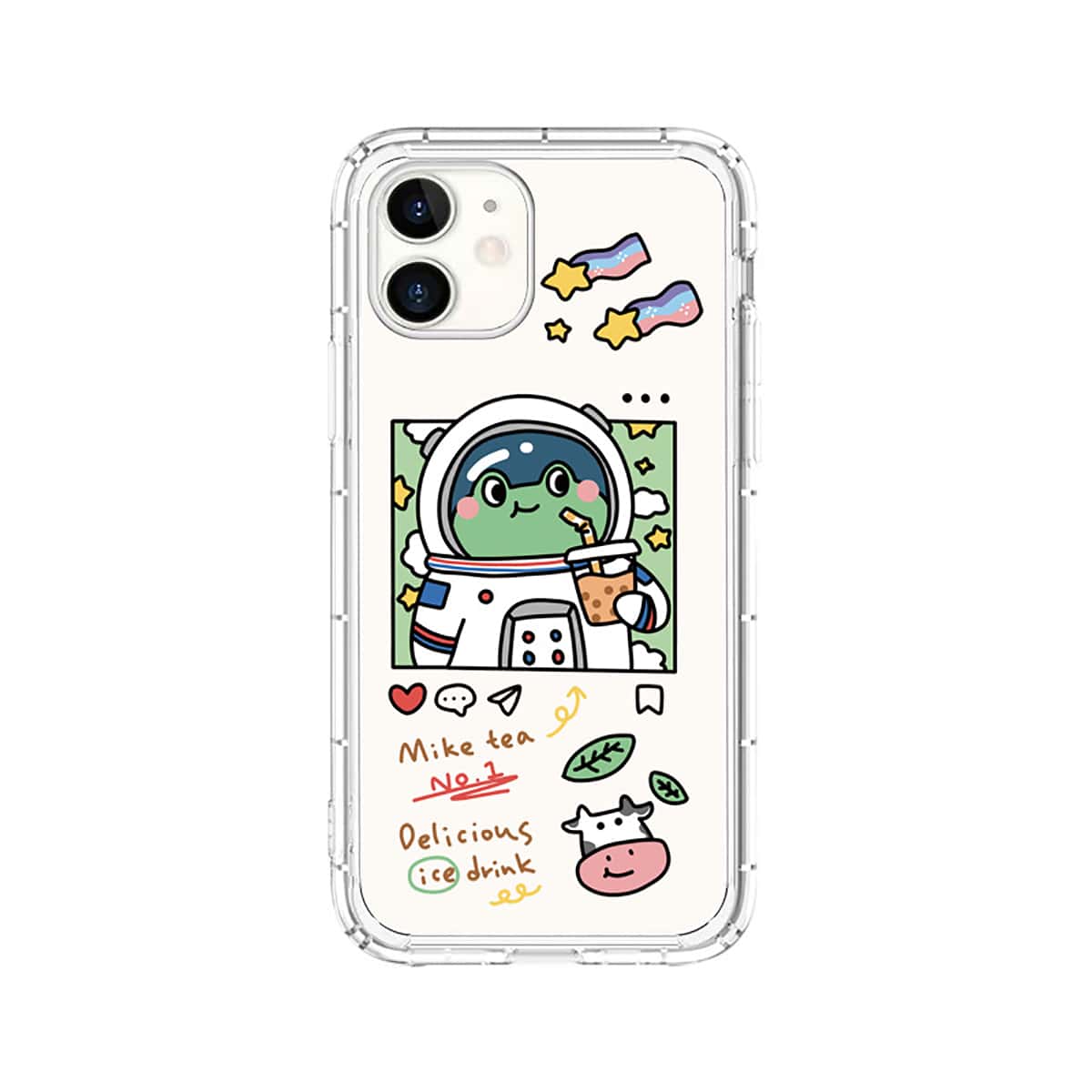 

Cartoon Graphic Phone Case, Multicolor