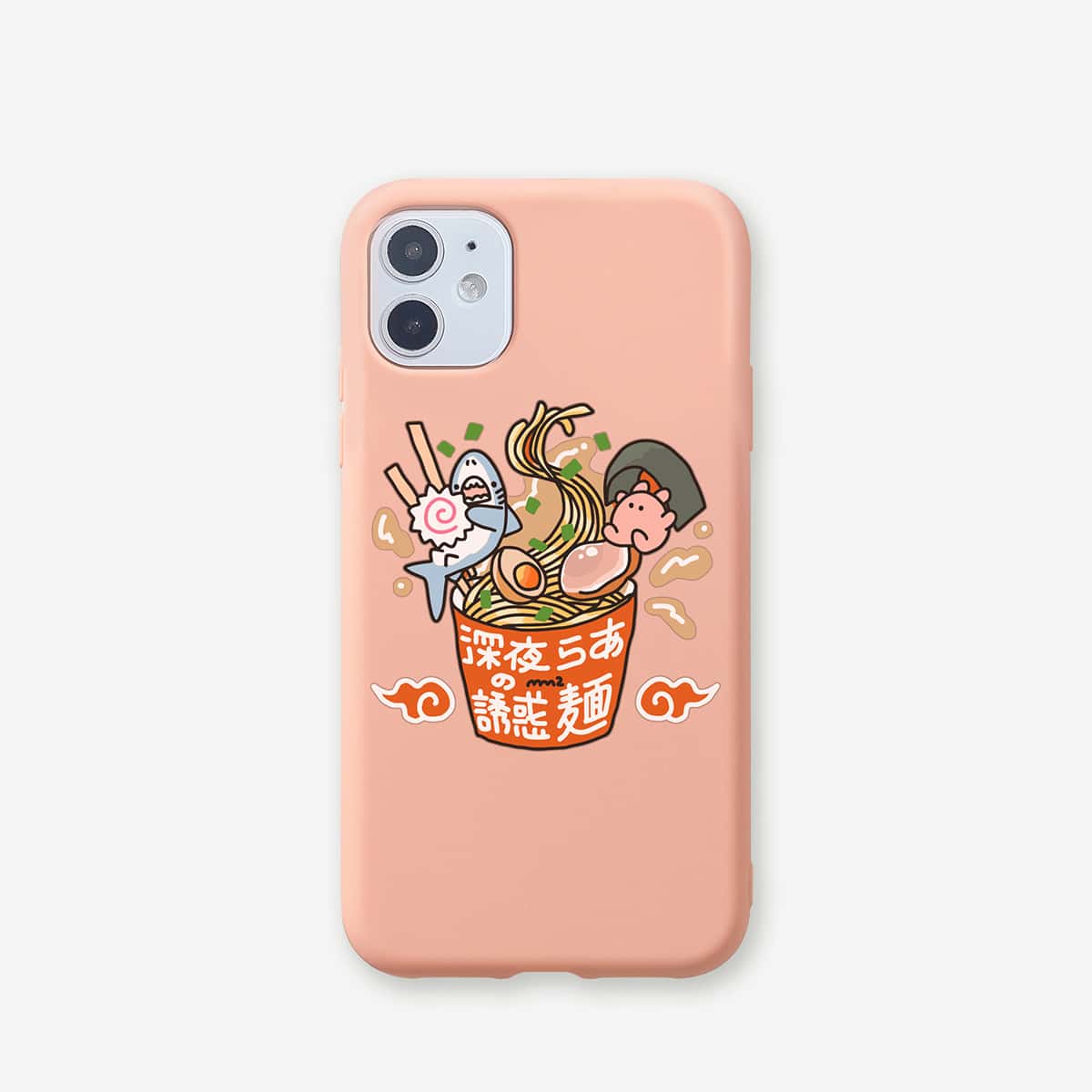 

Cartoon Graphic Phone Case, Orange