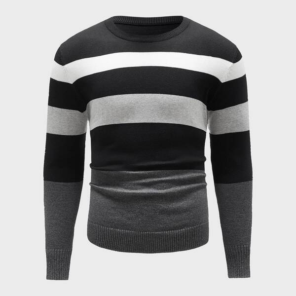 

Men Color Block Sweater, Multicolor