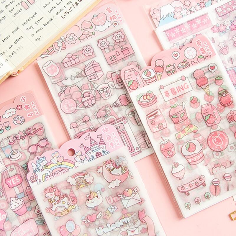 

4pcs Cartoon Graphic Random Sticker, Multicolor