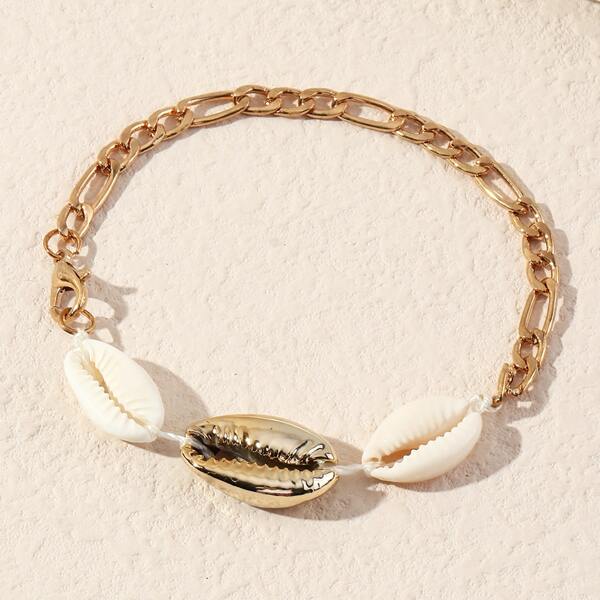 

Girls Shell Decor Bracelet, Multicolor