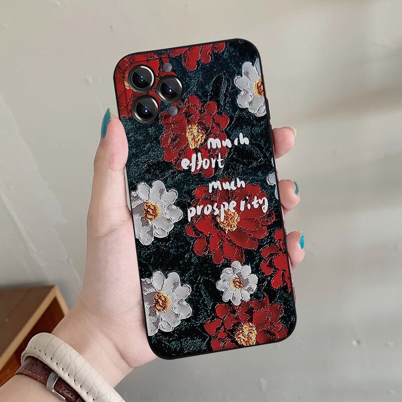 

Flower Pattern Phone Case, Multicolor