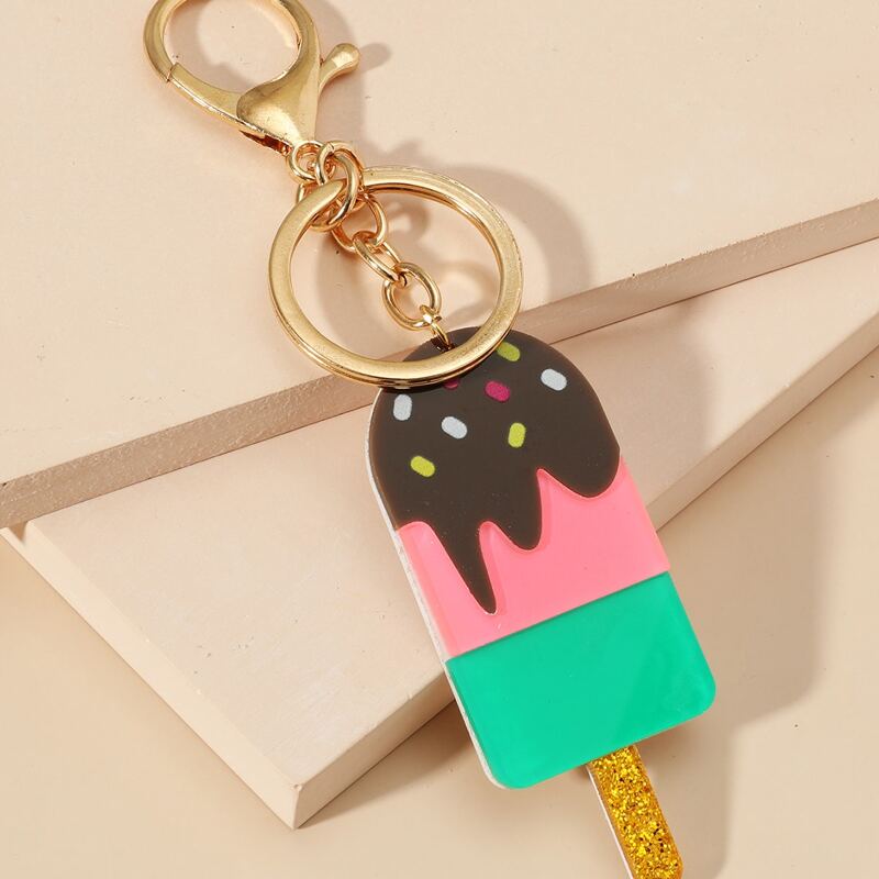

Ice Cream Charm Keychain, Multicolor