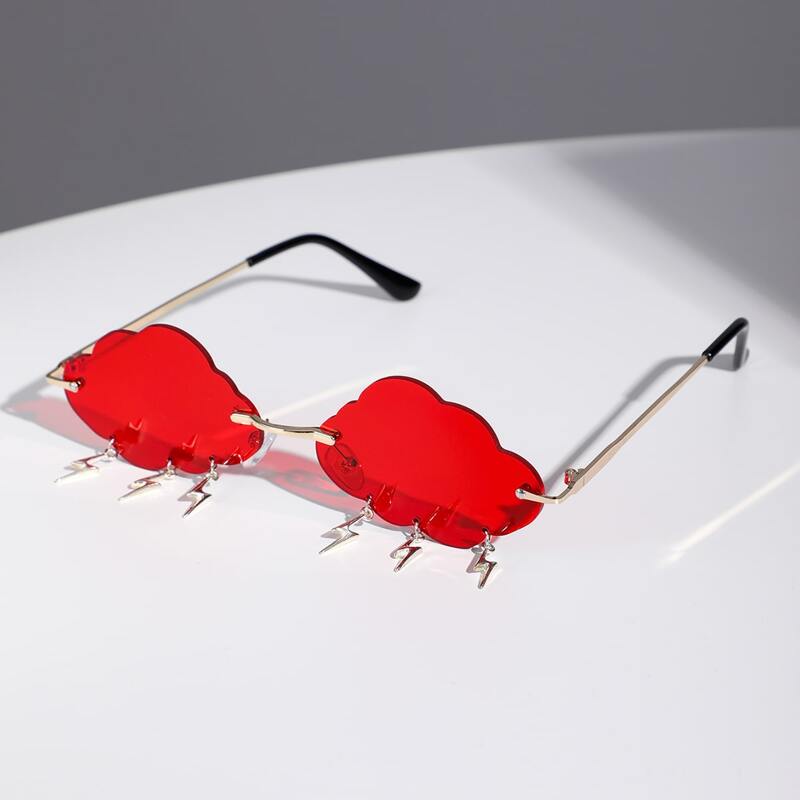

Novelty Lens Rimless Sunglasses