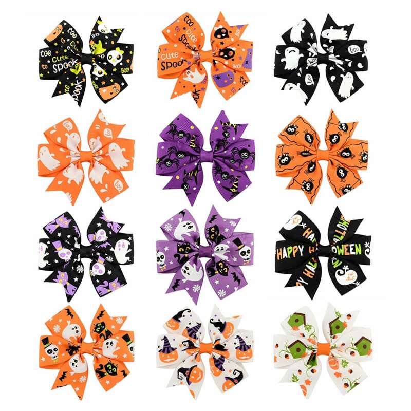 

1pc Random Halloween Graphic Hair Clip, Multicolor