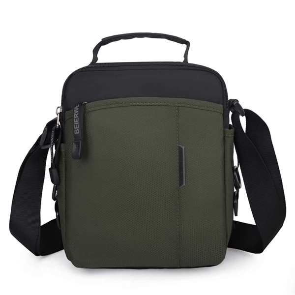

Men Minimalist Large Capacity Crossbody Bag, Multicolor