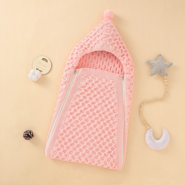 

Pom Pom Baby Sleeping Bag, Baby pink