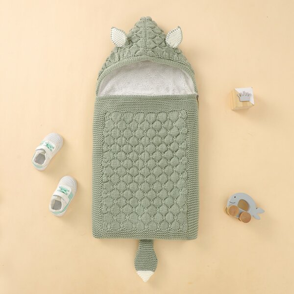 

Ear Detail Baby Sleeping Bag, Mint green