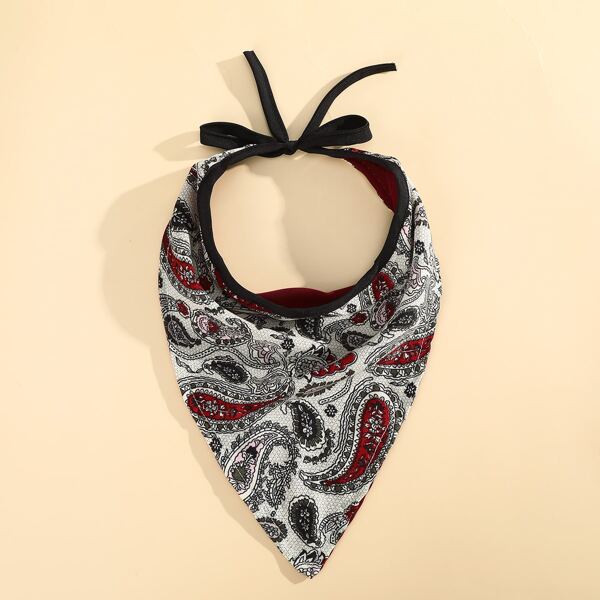 

Paisley Pattern Hair Band, Burgundy