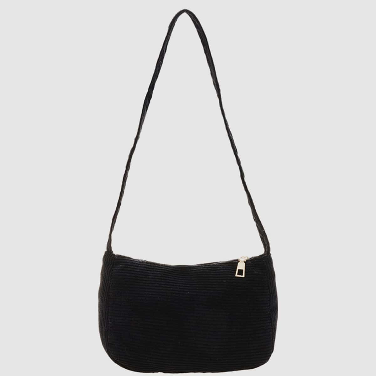 

Minimalist Shoulder Bag, Black