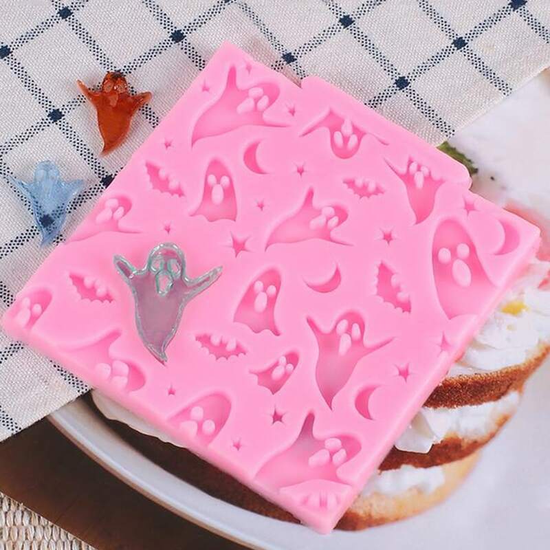 

Halloween Ghost Design Mold, Pink