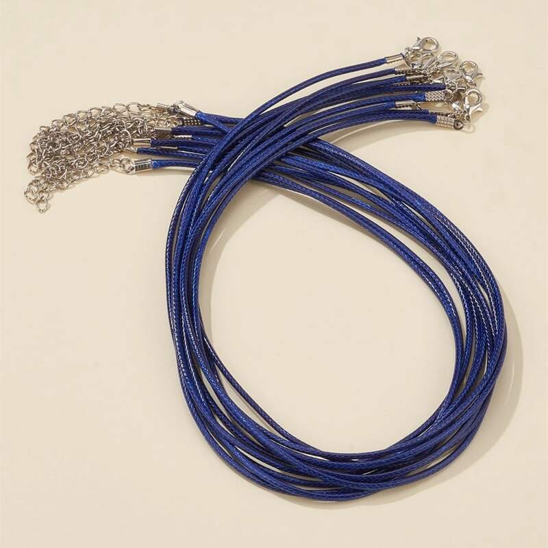 

10pcs Rope DIY Jewelry Accessory, Navy blue