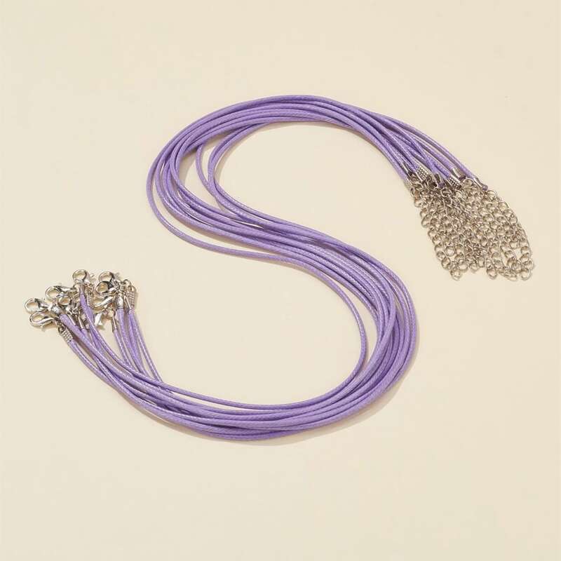 

10pcs Rope DIY Jewelry Accessory, Purple