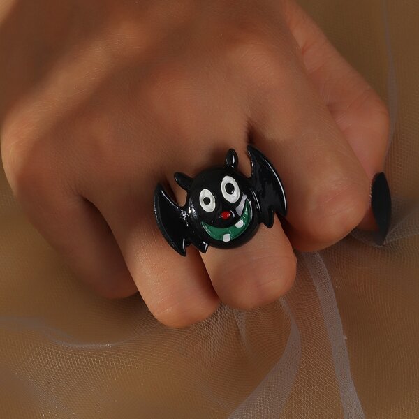 

Halloween Bat Decor Cuff Ring, Multicolor