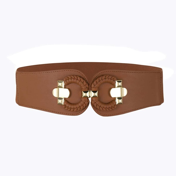 

PU Buckle Belt, Brown