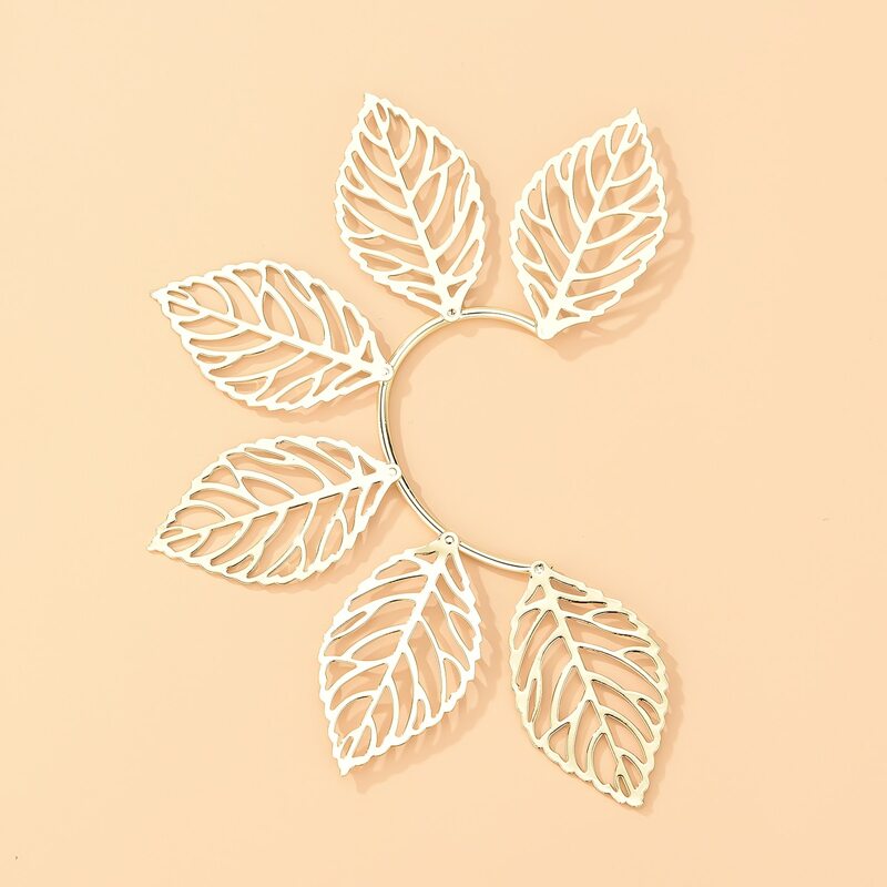 

Leaf Decor Ear Cuff, Gold