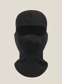 1pc Men Solid Balaclava Cap For Daily Life