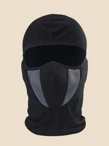 男士簡約風帶領帽 - 黑色 - 查看 2