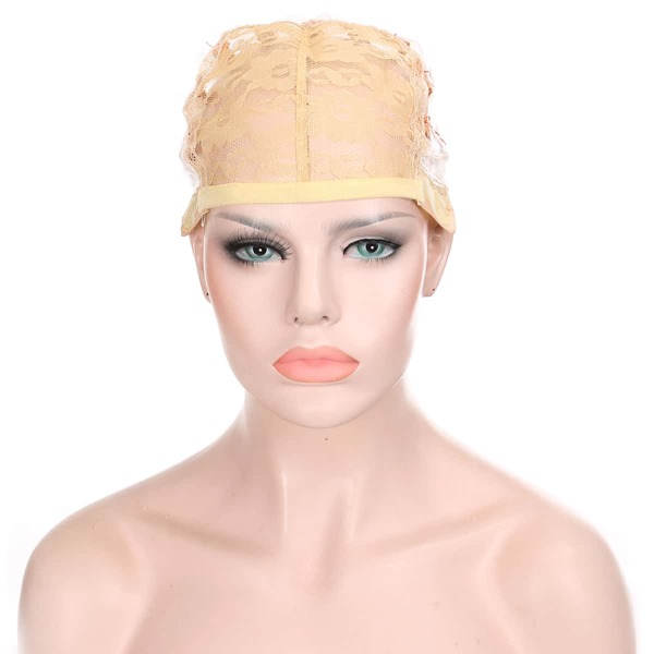 

1pc Net Wig Cap, Yellow