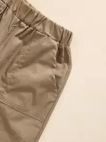 SHEIN Sweatshirt Et Pantalon Graphiques Avec Lettres Pour Jeune Garçon