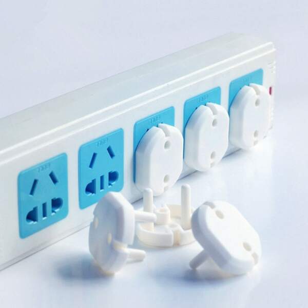 

8pcs Anti-shock Socket Protection Cover, White