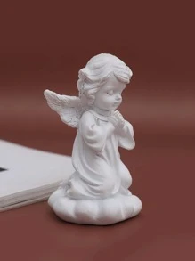 天使形艺术装饰最佳礼物 - 白色 - 查看 3