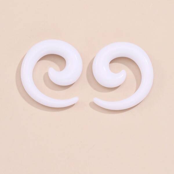 

Solid Ear Expander, White