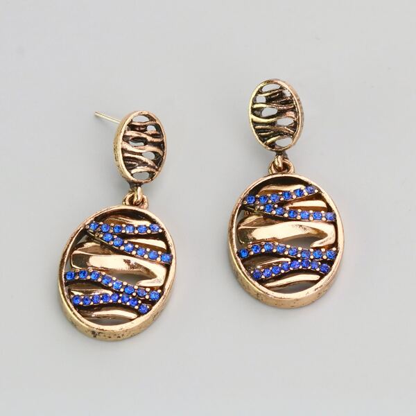 

Rhinestone Decor Drop Earrings, Multicolor