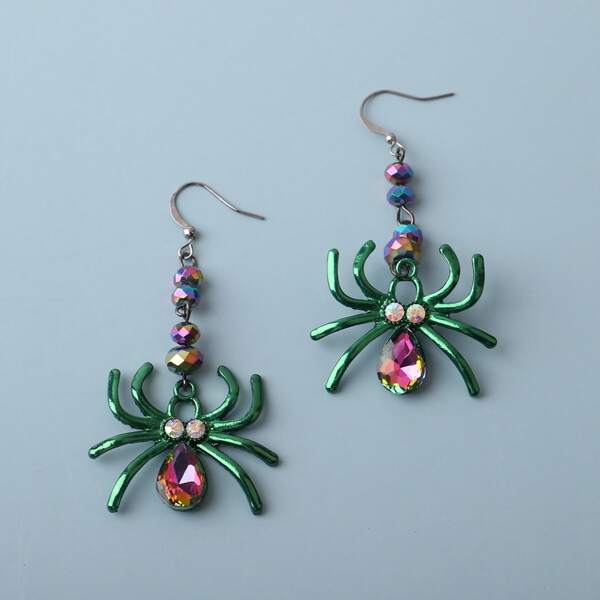

Spider Decor Drop Earrings, Multicolor