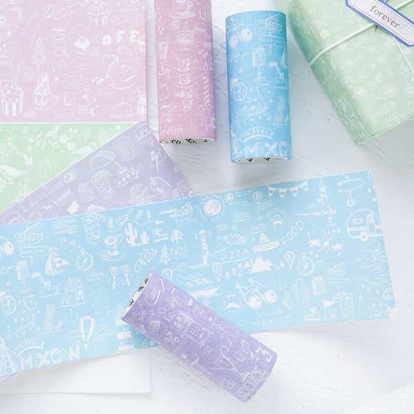

1pc Random Cartoon Pattern Washi Tape, Multicolor