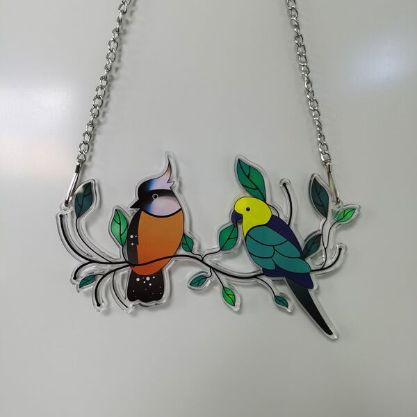 

1pc Bird Design Wall Hanging, Multicolor