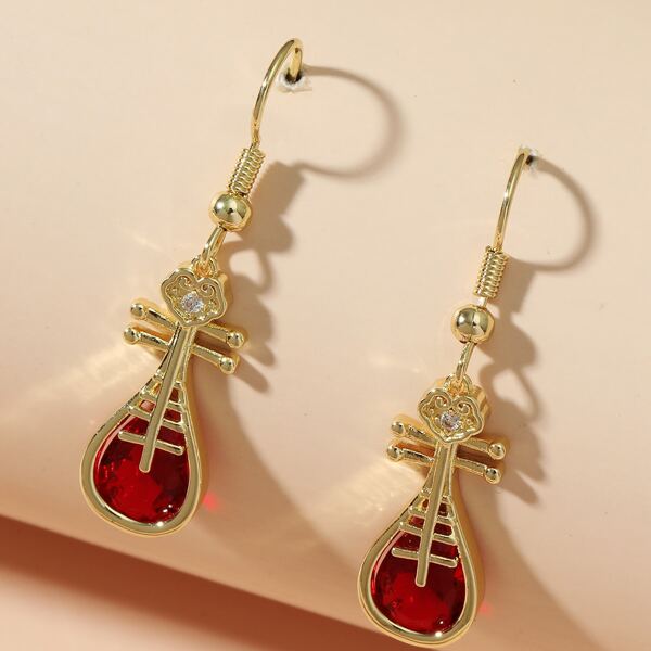 

Pipa Decor Drop Earrings, Multicolor