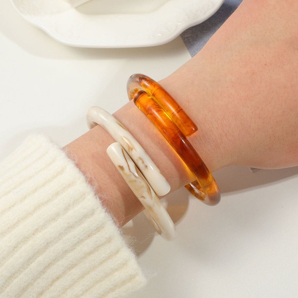 

2pcs Minimalist Bracelet, Multicolor