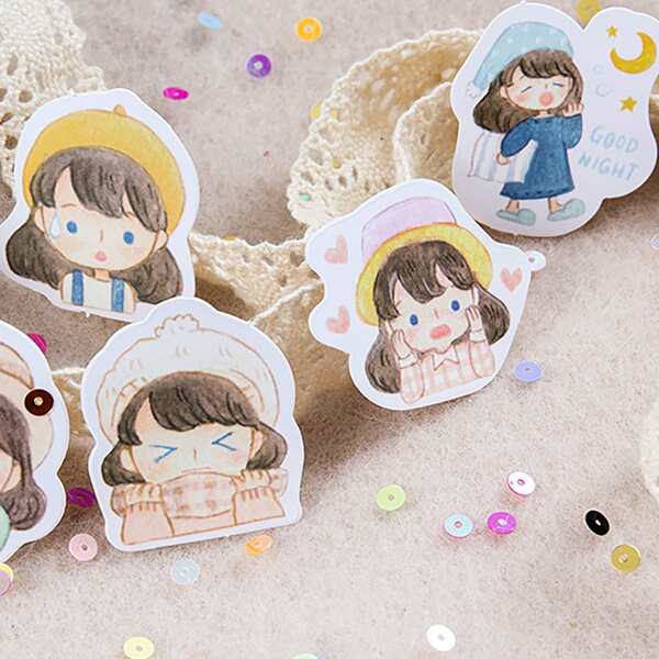 

45pcs Cartoon Graphic Random Sticker, Multicolor
