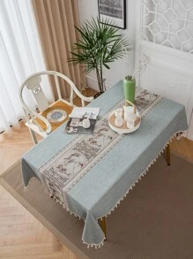 植物圖案桌布 - 彩色 - 查看 3