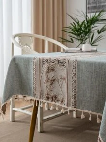 植物圖案桌布 - 彩色 - 查看 4