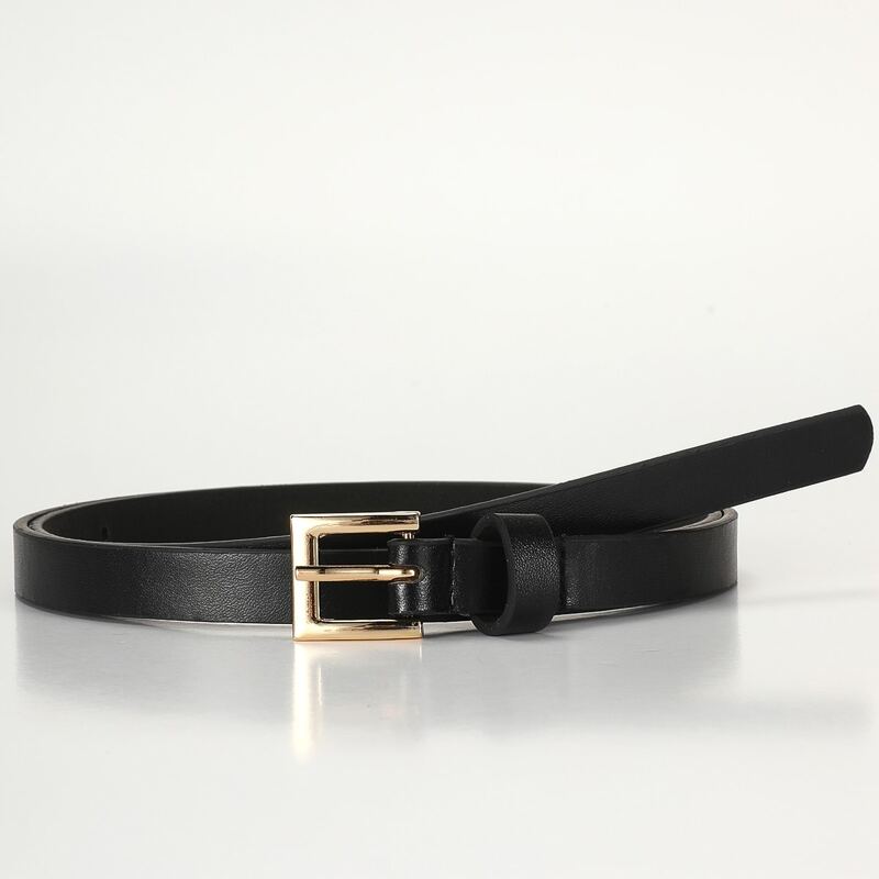 

Minimalist Buckle Belt, Black