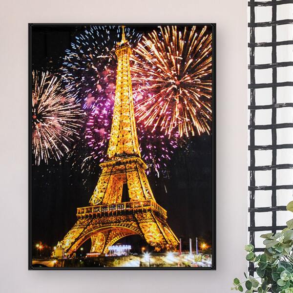 

Tower Print DIY Diamond Unframed Painting, Multicolor