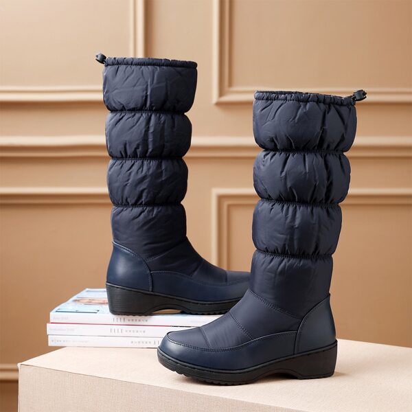 

Minimalist Slip On Snow Boots, Blue