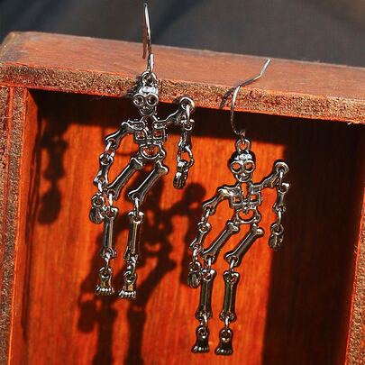 Skeleton Drop Earrings