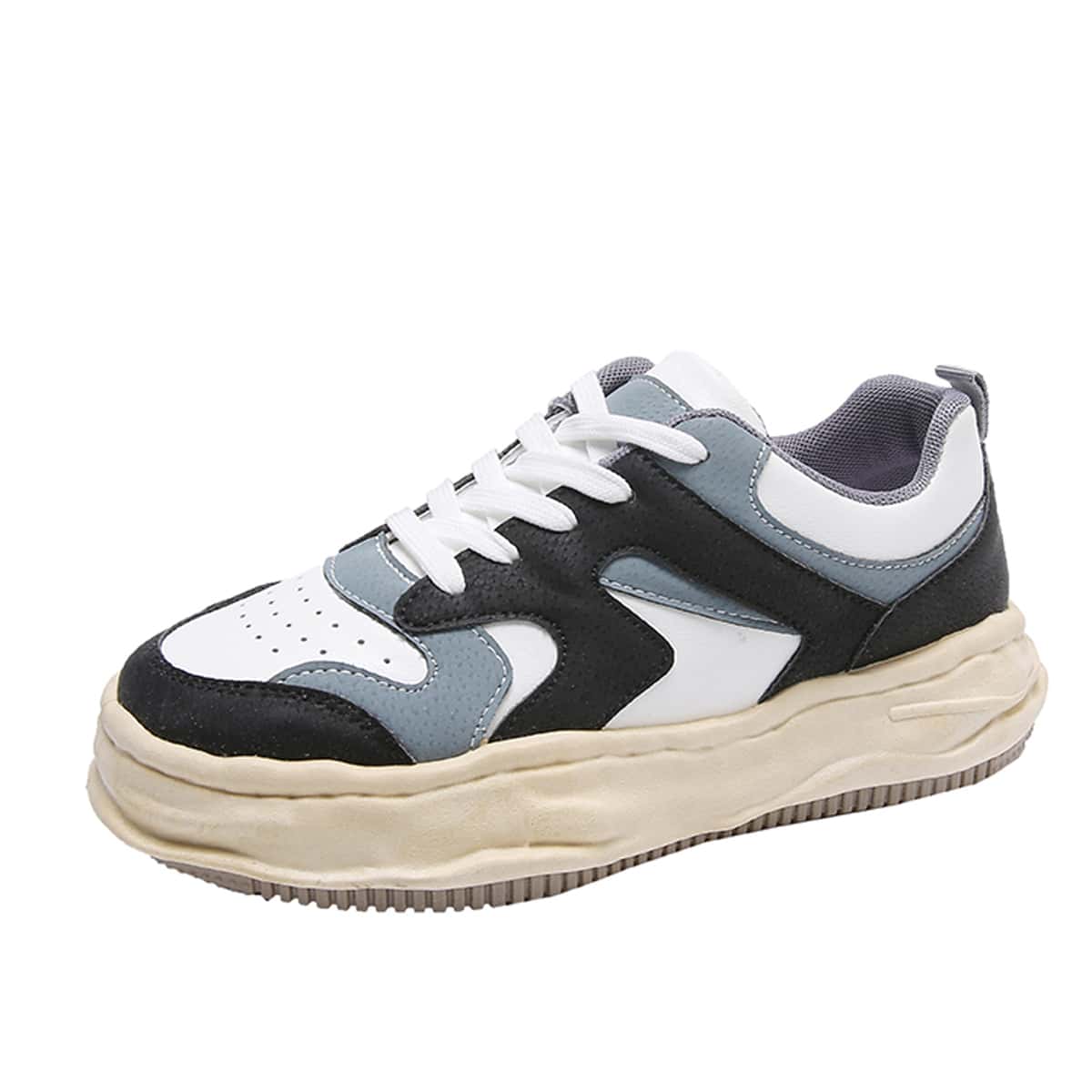 

Lace Up Front Skate Shoes, Black